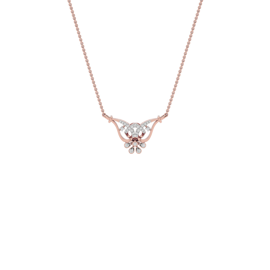 Kamala Diamond Mangalsutra 18 KT / Rose Gold
