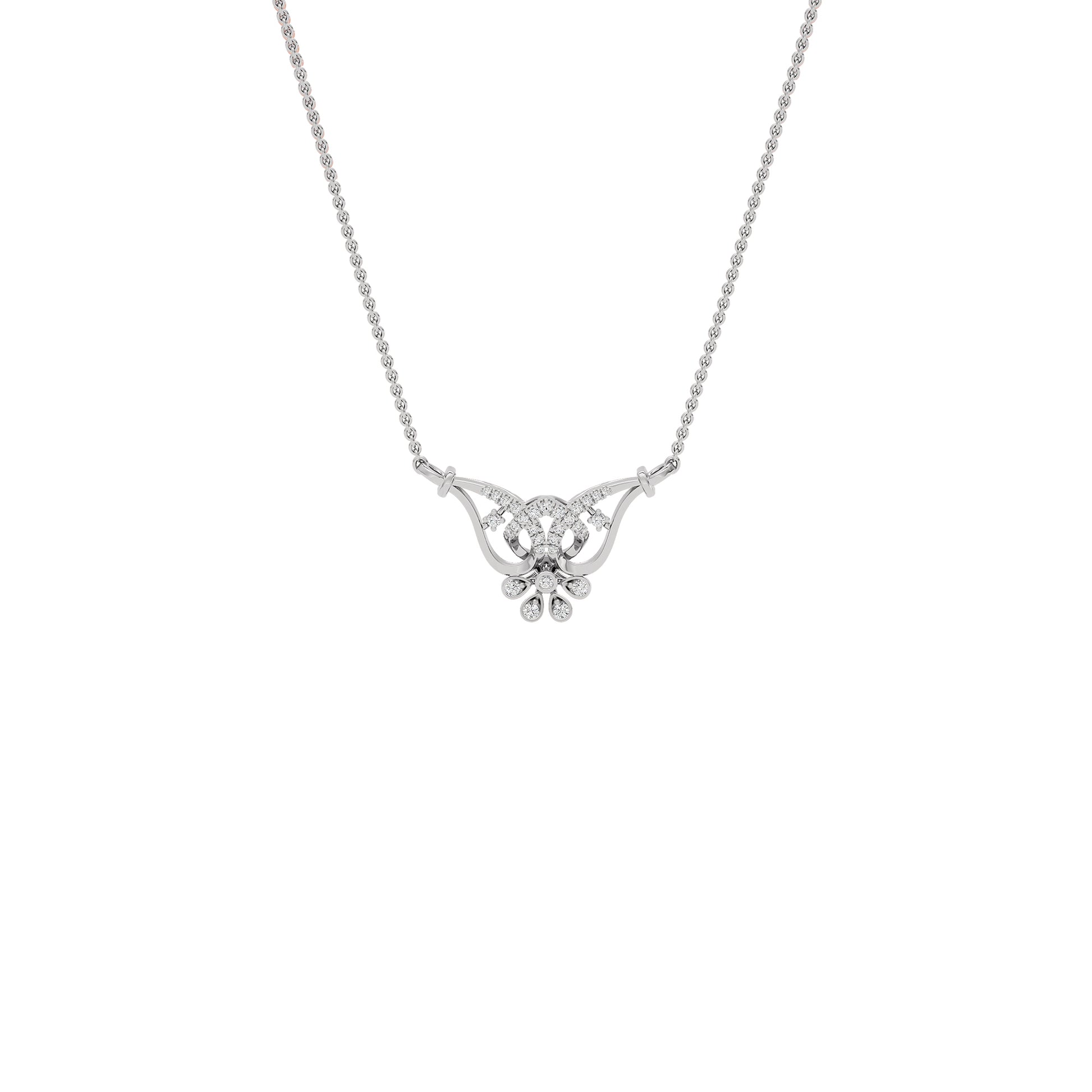 Kamala Diamond Mangalsutra 18 KT / White Gold
