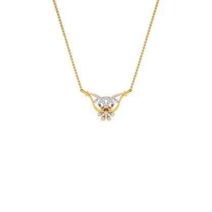 Kamala Diamond Mangalsutra 18 KT / Yellow Gold