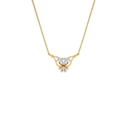 Kamala Diamond Mangalsutra 18 KT / Yellow Gold