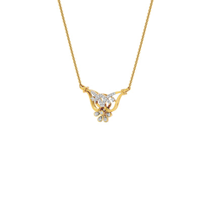 Kamala Diamond Mangalsutra 18 KT / Yellow Gold