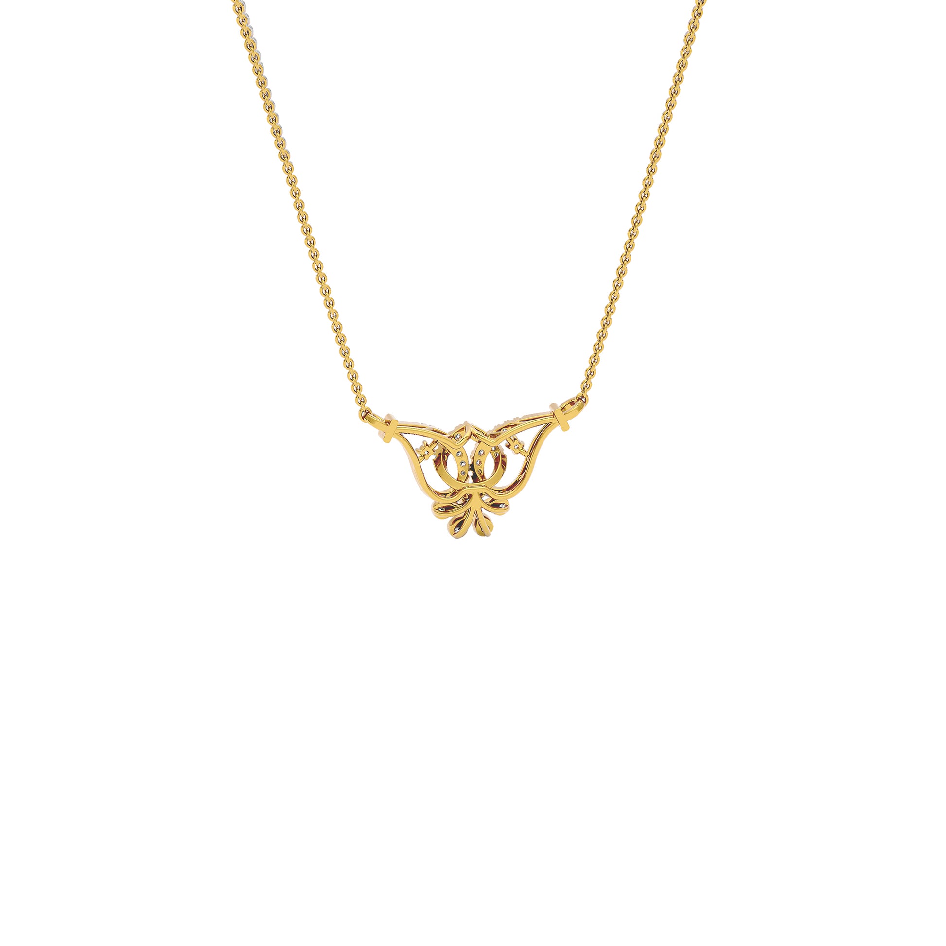 Kamala Diamond Mangalsutra 18 KT / Yellow Gold