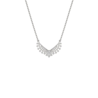 Neerja Diamond Mangalsutra 18 KT / White Gold