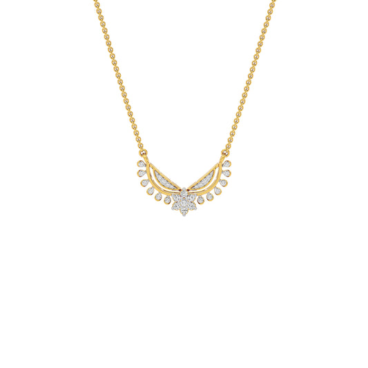 Neerja Diamond Mangalsutra 18 KT / Yellow Gold