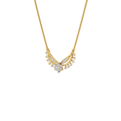 Neerja Diamond Mangalsutra 18 KT / Yellow Gold
