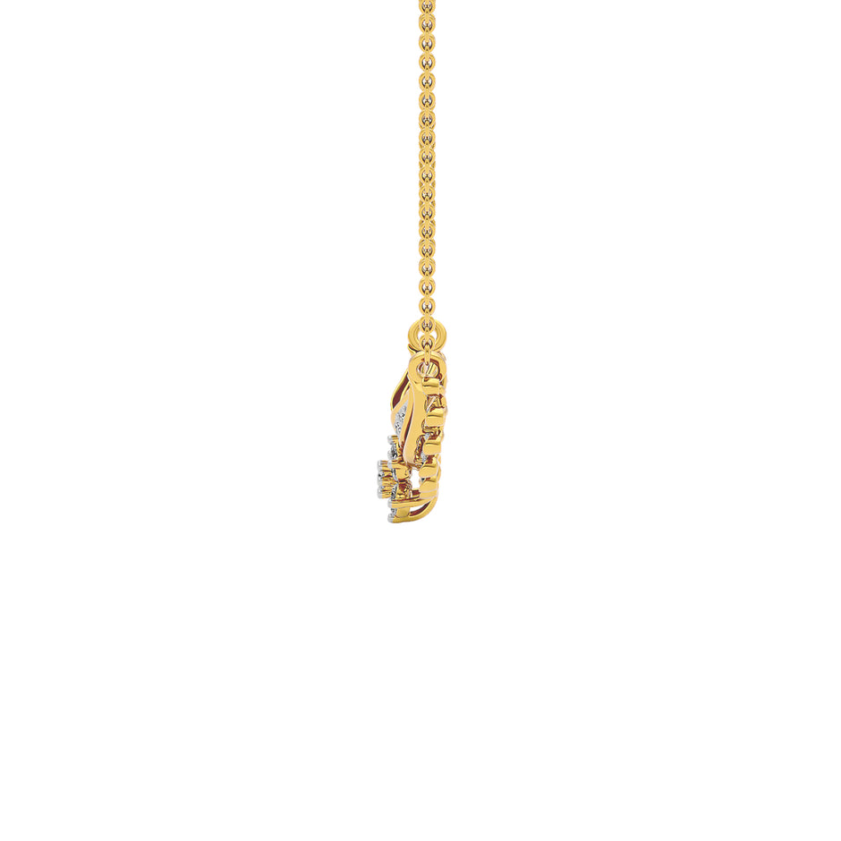 Neerja Diamond Mangalsutra 18 KT / Yellow Gold