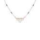 Kusum Diamond Mangalsutra 9 KT / Rose Gold