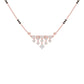 Kusum Diamond Mangalsutra 9 KT / Rose Gold