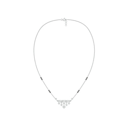 Kusum Diamond Mangalsutra 9 KT / White Gold