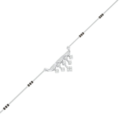 Kusum Diamond Mangalsutra 9 KT / White Gold