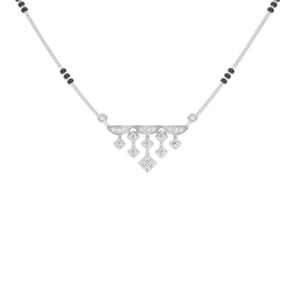 Kusum Diamond Mangalsutra 9 KT / White Gold