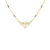 Kusum Diamond Mangalsutra 9 KT / Yellow Gold