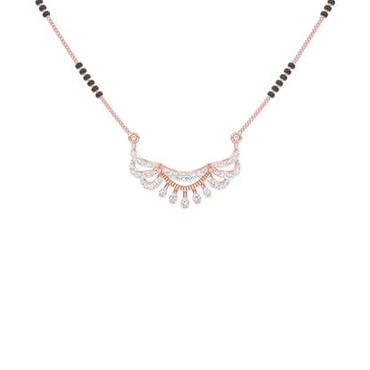 Kairavi Diamond Mangalsutra 9 KT / Rose Gold