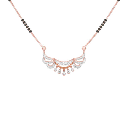 Kairavi Diamond Mangalsutra 9 KT / Rose Gold