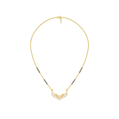 Kairavi Diamond Mangalsutra 9 KT / Yellow Gold