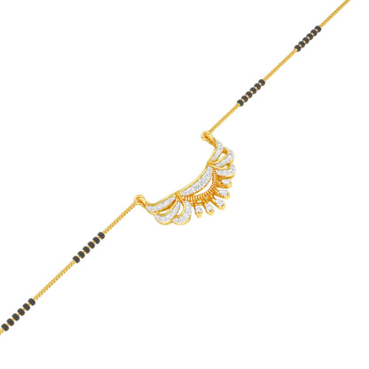 Kairavi Diamond Mangalsutra 9 KT / Yellow Gold
