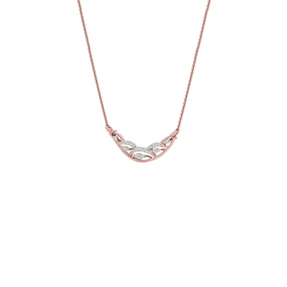 Tejas Diamond Mangalsutra 18 KT / Rose Gold
