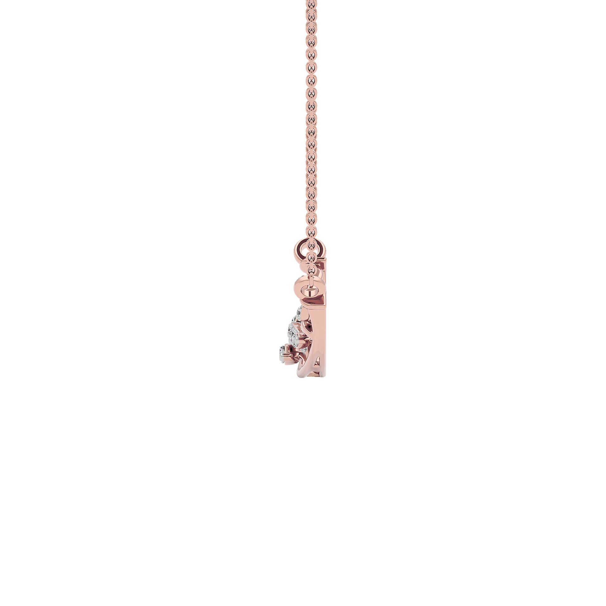 Tejas Diamond Mangalsutra 18 KT / Rose Gold