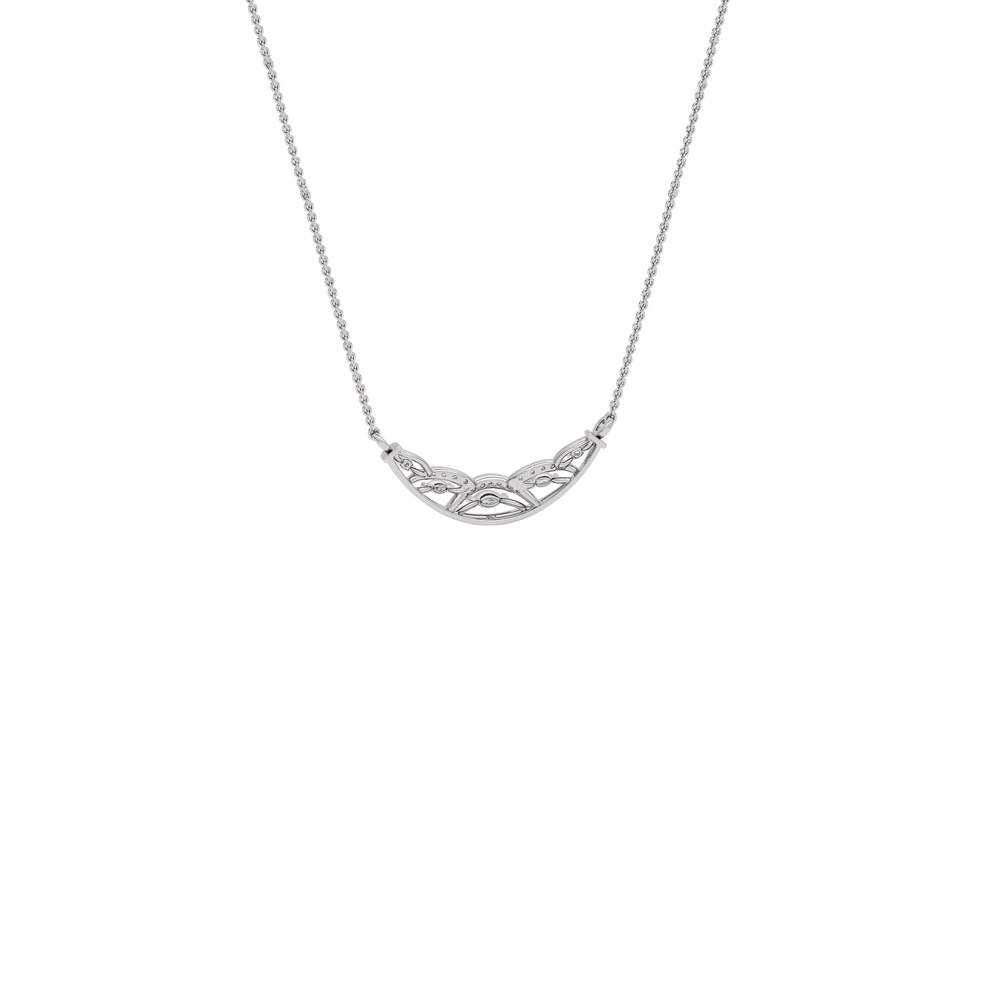 Tejas Diamond Mangalsutra 18 KT / White Gold