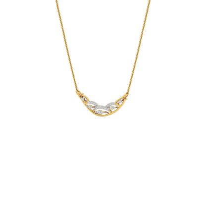 Tejas Diamond Mangalsutra 18 KT / Yellow Gold