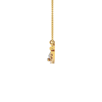 Tejas Diamond Mangalsutra 18 KT / Yellow Gold