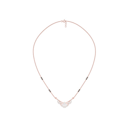 Sammiti Diamond Mangalsutra 18 KT / Rose Gold