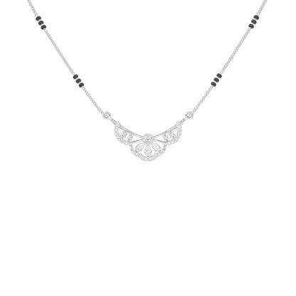 Sammiti Diamond Mangalsutra 18 KT / White Gold