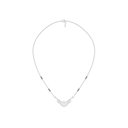 Sammiti Diamond Mangalsutra 18 KT / White Gold