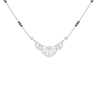Sammiti Diamond Mangalsutra 18 KT / White Gold
