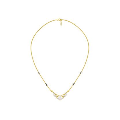 Sammiti Diamond Mangalsutra 18 KT / Yellow Gold
