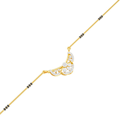 Sammiti Diamond Mangalsutra 18 KT / Yellow Gold