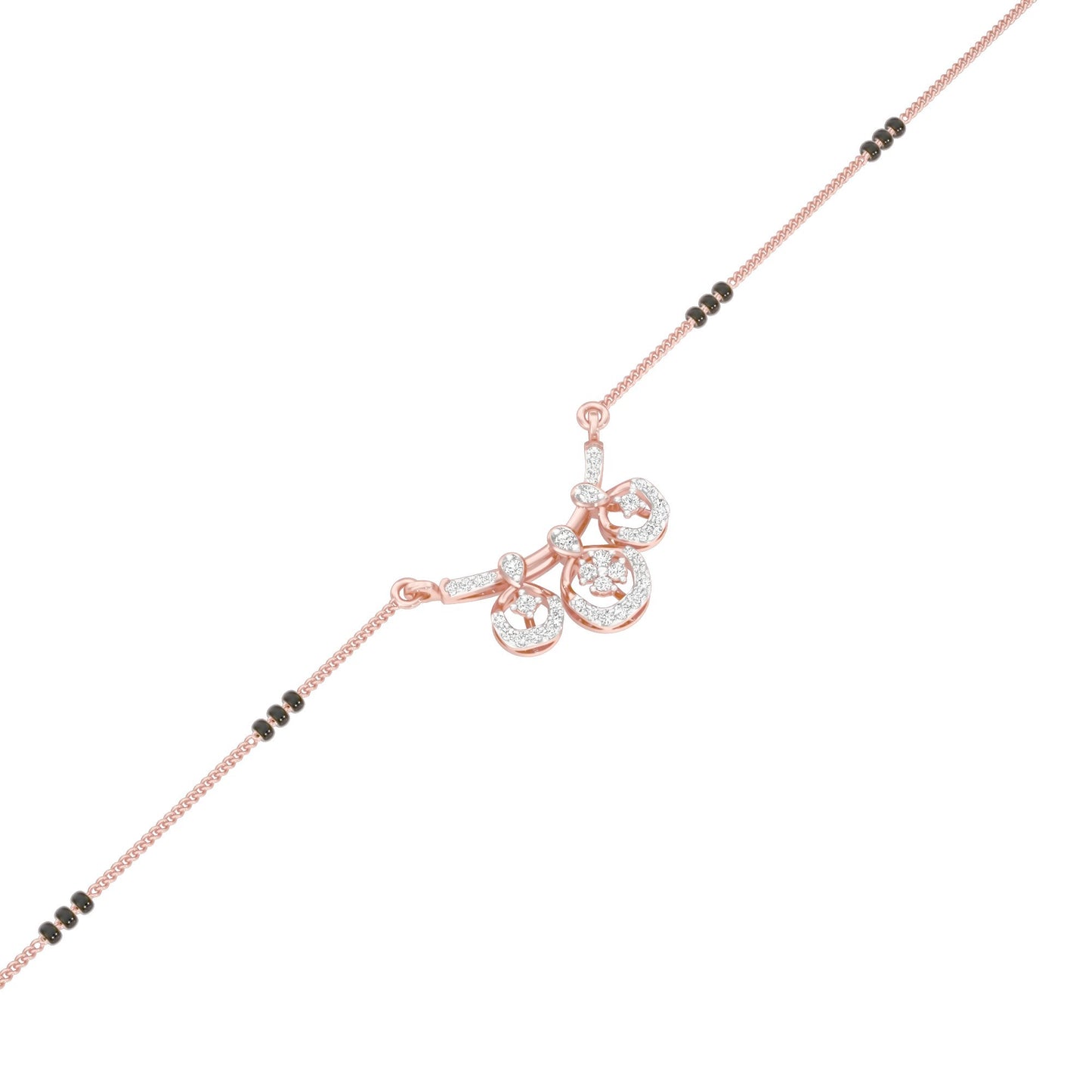 Vrita Diamond Mangalsutra 18 KT / Rose Gold