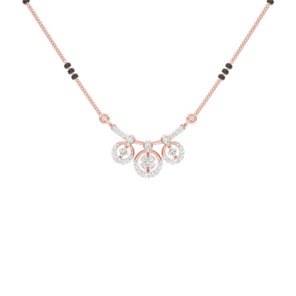 Vrita Diamond Mangalsutra 18 KT / Rose Gold