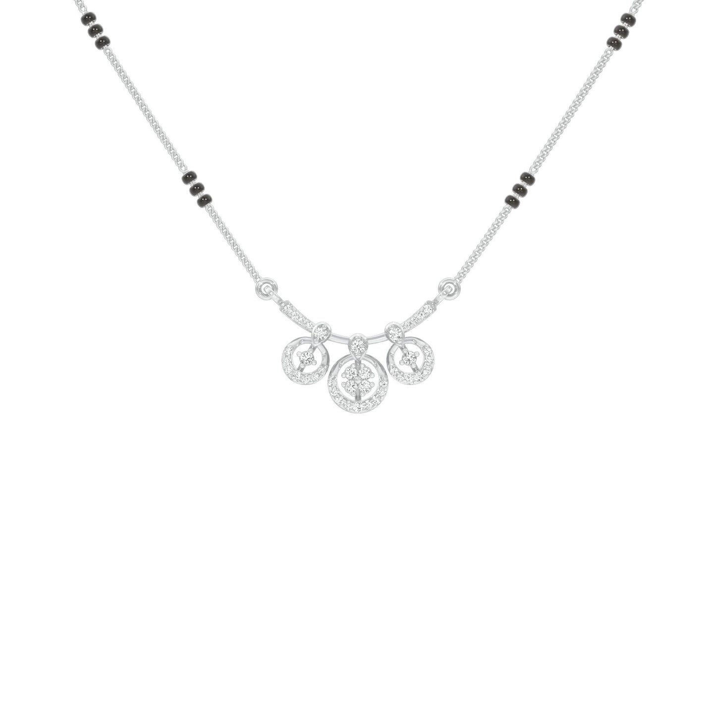 Vrita Diamond Mangalsutra 18 KT / White Gold