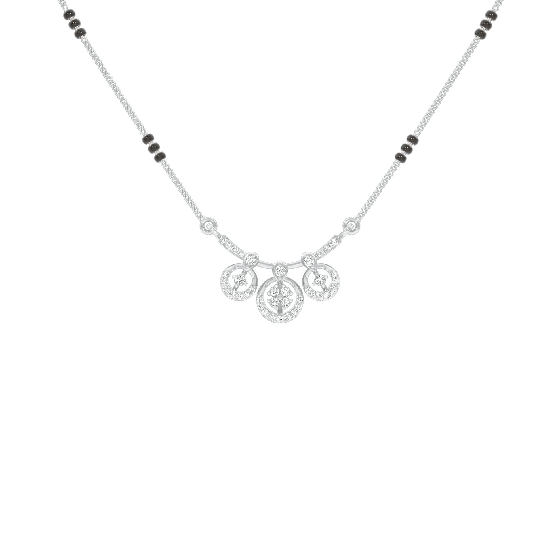 Vrita Diamond Mangalsutra 18 KT / White Gold