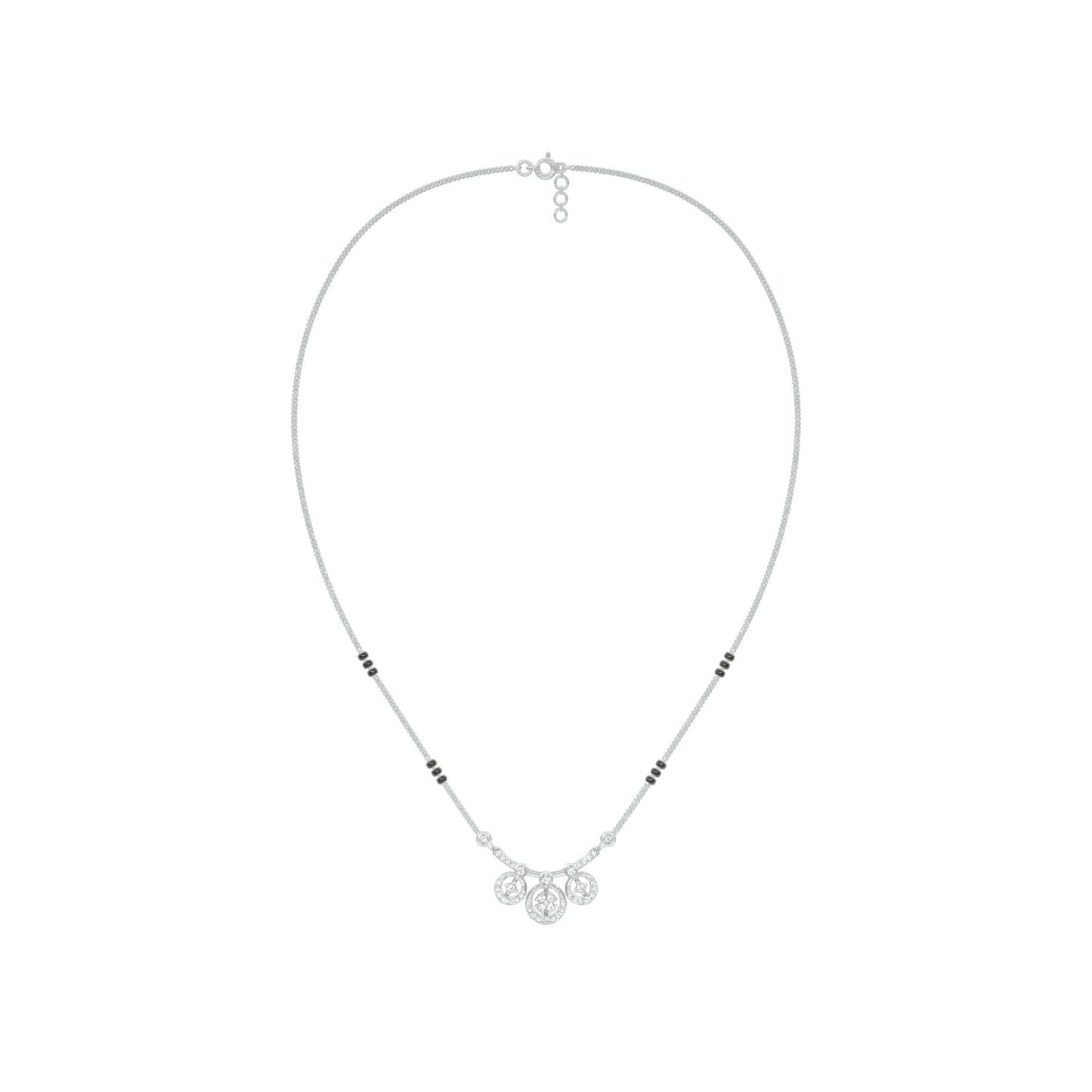 Vrita Diamond Mangalsutra 18 KT / White Gold