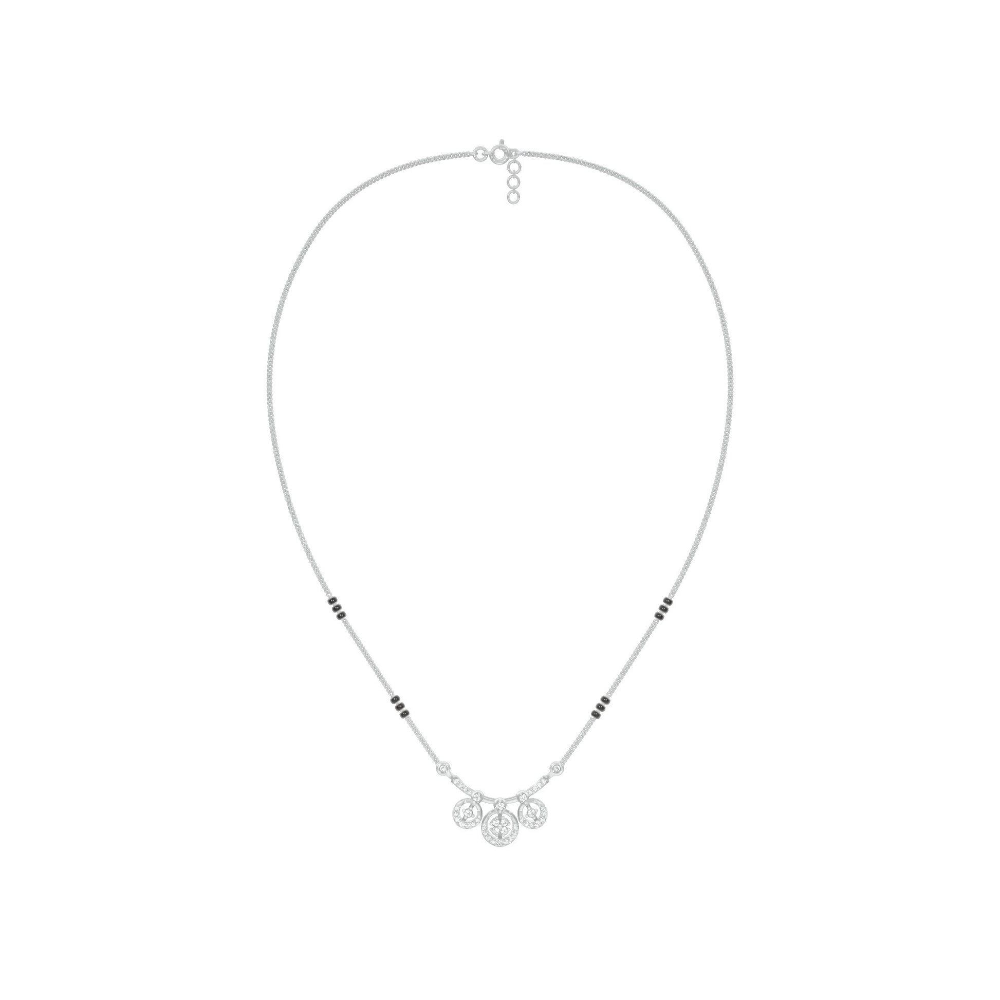 Vrita Diamond Mangalsutra 18 KT / White Gold