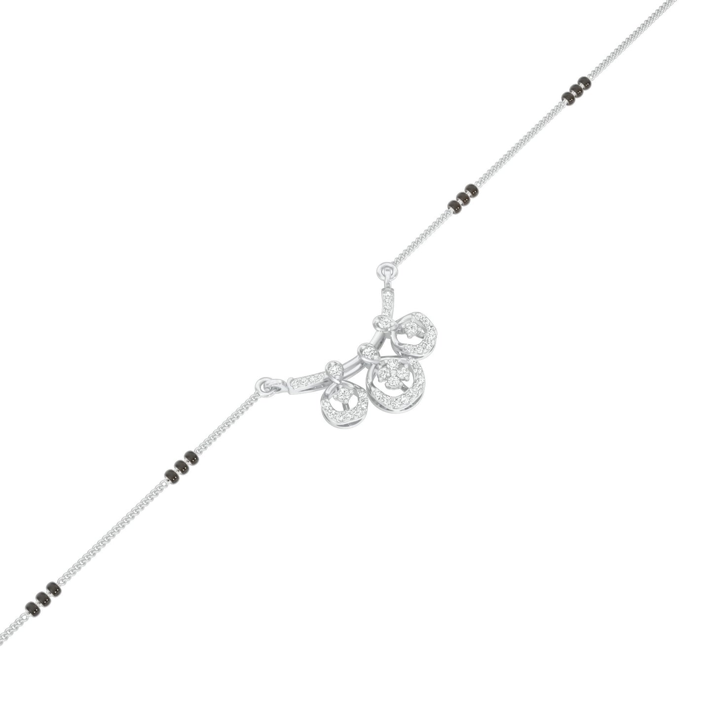 Vrita Diamond Mangalsutra 18 KT / White Gold