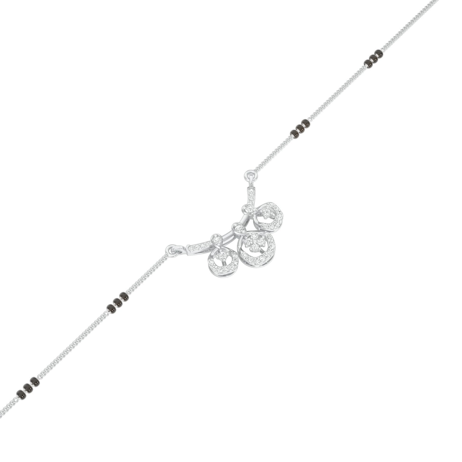 Vrita Diamond Mangalsutra 18 KT / White Gold