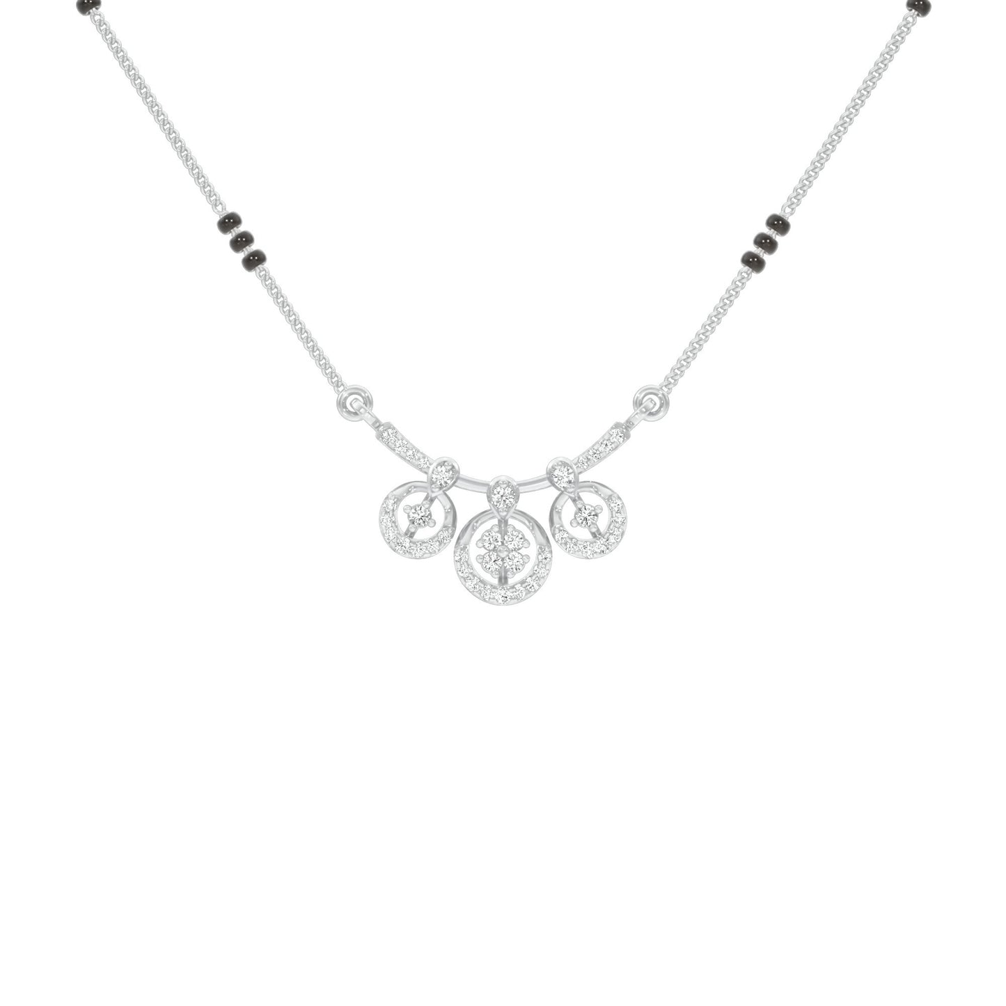 Vrita Diamond Mangalsutra 18 KT / White Gold