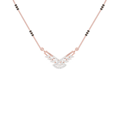Anvi Diamond Mangalsutra 18 KT / Rose Gold
