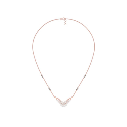 Anvi Diamond Mangalsutra 18 KT / Rose Gold