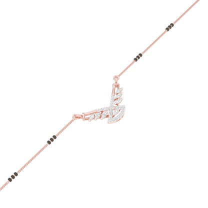 Anvi Diamond Mangalsutra 18 KT / Rose Gold