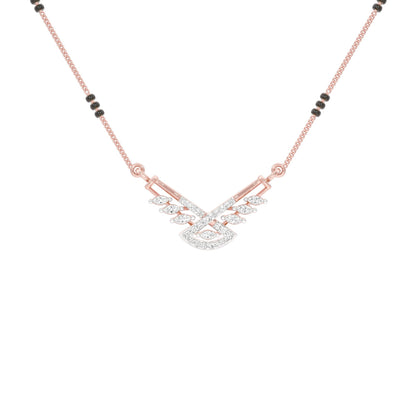 Anvi Diamond Mangalsutra 18 KT / Rose Gold