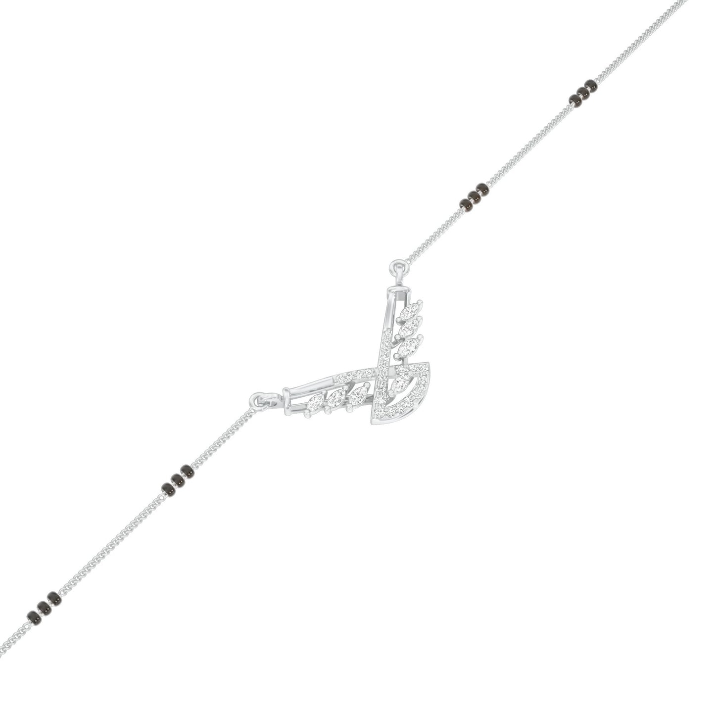 Anvi Diamond Mangalsutra 18 KT / White Gold