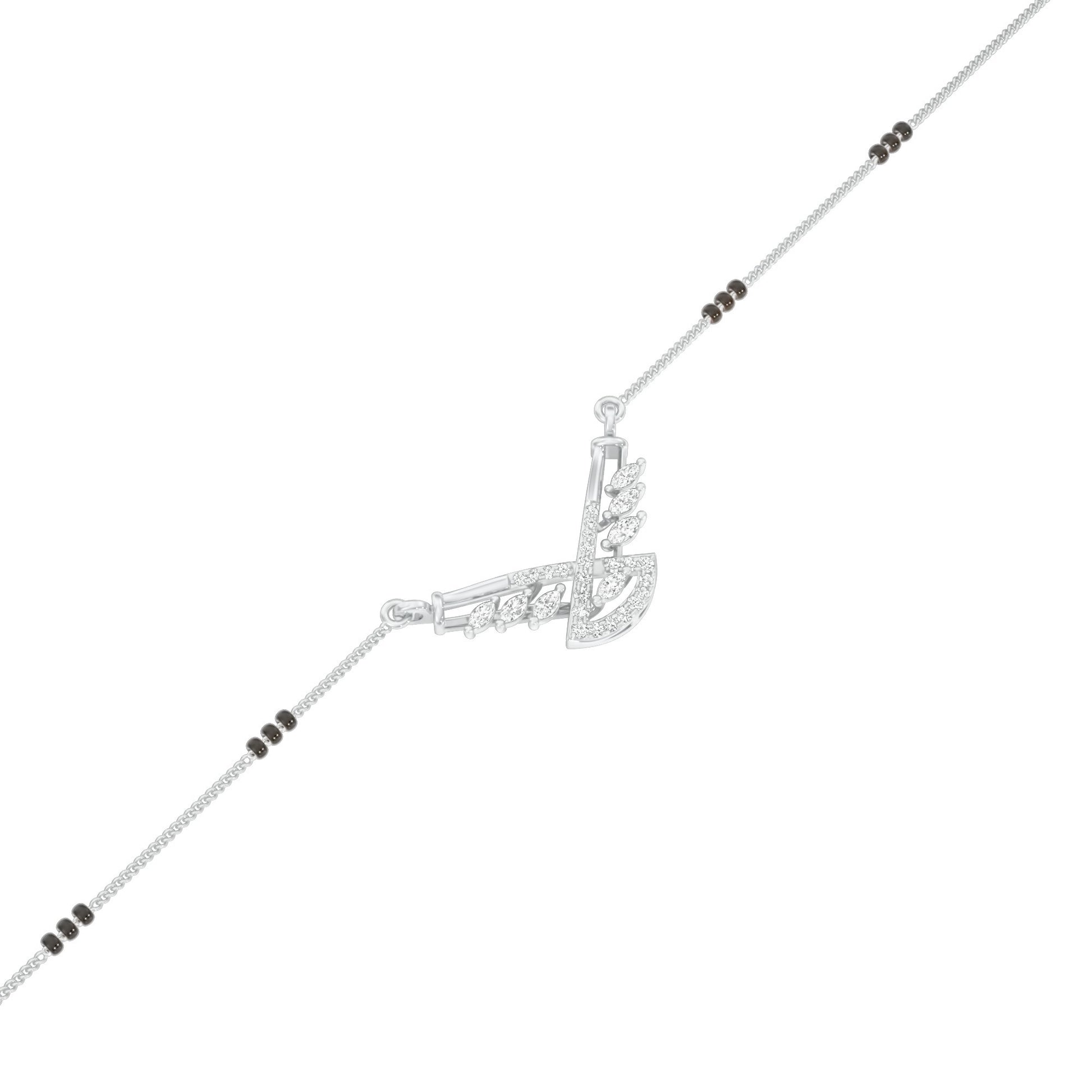 Anvi Diamond Mangalsutra 18 KT / White Gold