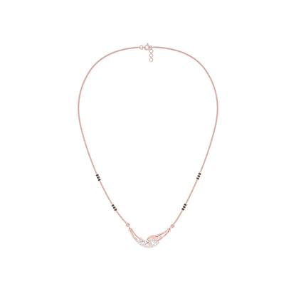 Mangalyam Diamond Mangalsutra 18 KT / Rose Gold