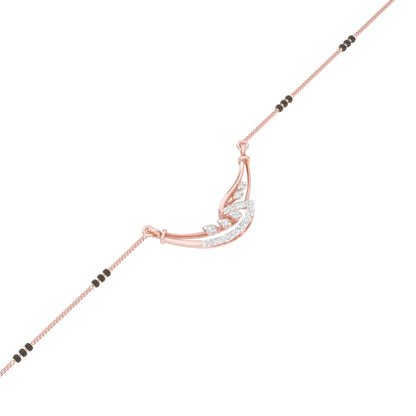 Mangalyam Diamond Mangalsutra 18 KT / Rose Gold
