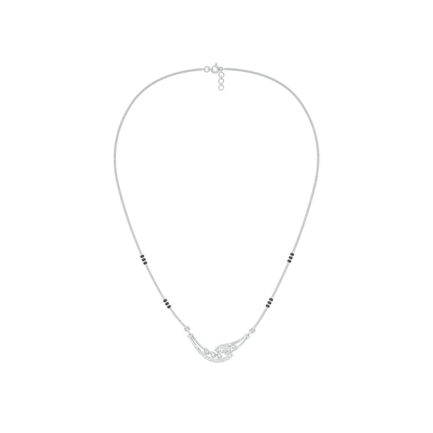 Mangalyam Diamond Mangalsutra 18 KT / White Gold