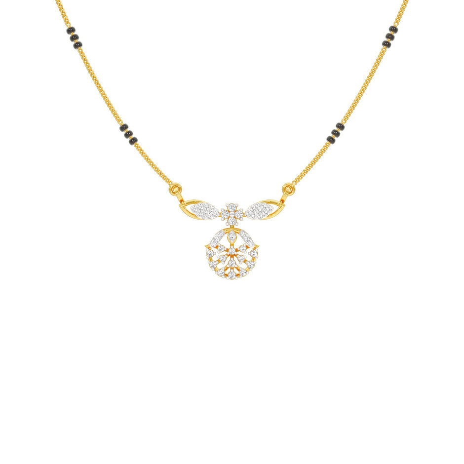 Akira Diamond Mangalsutra 18 KT / Yellow Gold